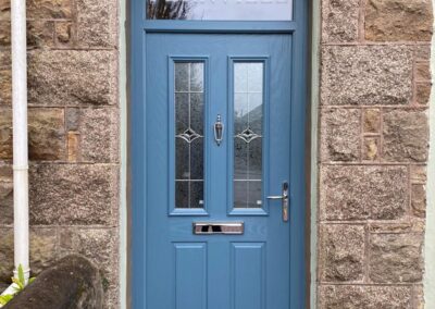 Composite door and personlised fanlight