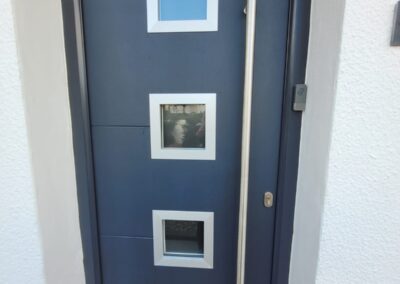 Smooth finish Aluminium composite doors