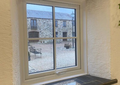 Modern uPVC look to a traditional cottage style window